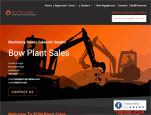 Tablet Screenshot of bowplantsales.co.uk